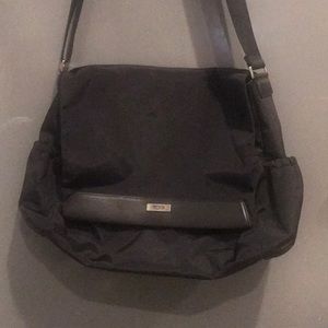 Tumi messenger diaper bag